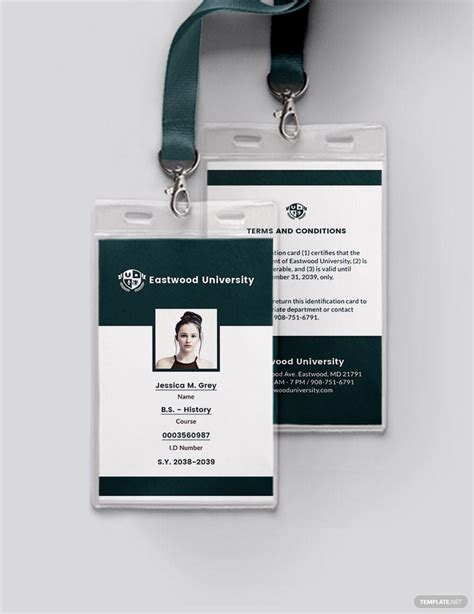 Student Id Card in PDF - FREE Template Download | Template.net