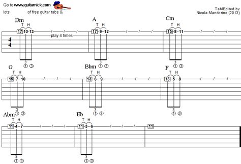 Tapping: Guitar Lesson 28 - GuitarNick.com