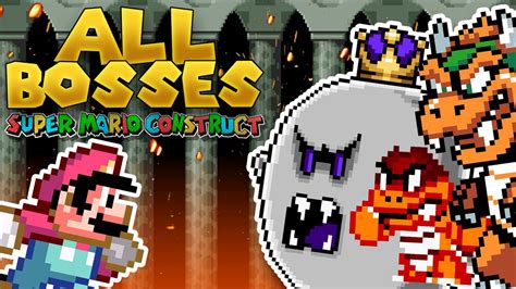 All Bosses in Super Mario Construct | SMW Bosses (Version 7) - YouTube