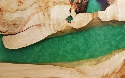 SOLD Wood and Epoxy Wall Art Large Live Edge Epoxy River - Etsy