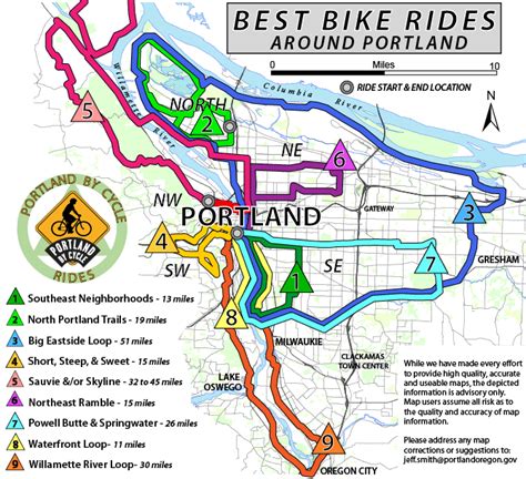 Best Rides around Portland | Recreational Bicycling Rides + Maps | The ...