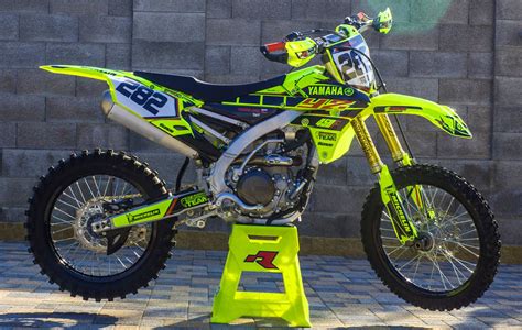 Fluorescent plastics and graphics - SCRUBdesignz | Yamaha dirt bikes, Motorcross bike, Enduro ...