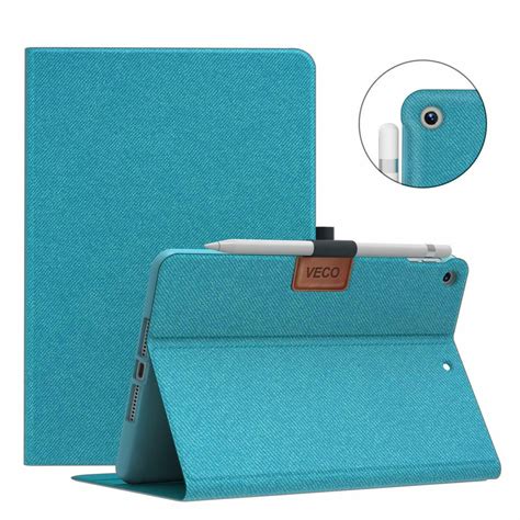 Case For iPad Mini 5 2019 with Pencil Holder Premium Folio Flip Stand ...