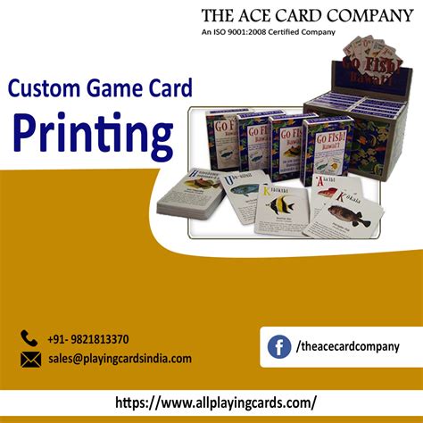 All Playing Cards — Custom Game Card Printing