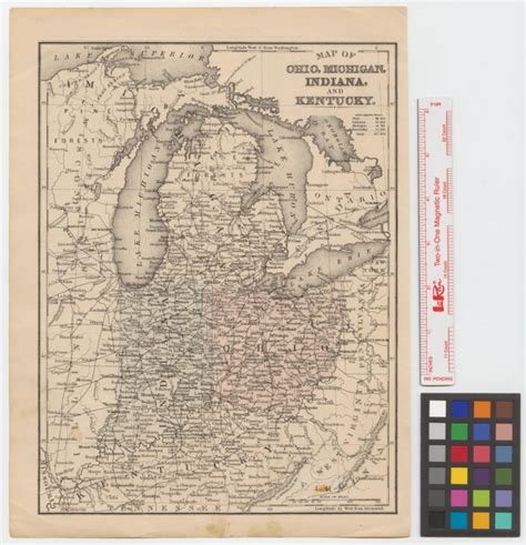 Map Of Ohio And Michigan - Maping Resources