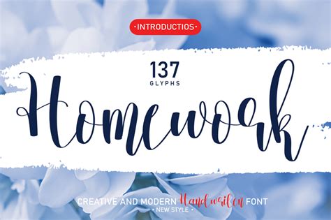 Homework Font | dafont.com