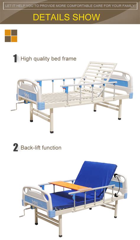 Hospital Bed Dimensions Appliances Manual Single Crank Medical Bed Used Nursing Home - Buy Home ...