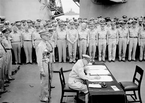 On this day in history, Sept. 2, 1945, World War II ends as Japan formally surrenders to US ...