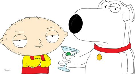 Brian and Stewie by B1k3rch1ck on DeviantArt