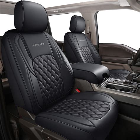 Tacoma Seat Covers Full Set, Leather Pickup Truck Seat Cushion Cover ...