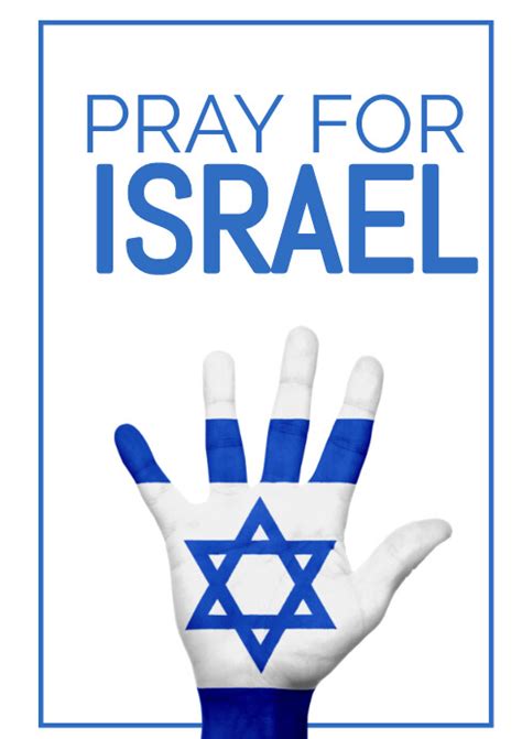 pray for israel Template | PosterMyWall