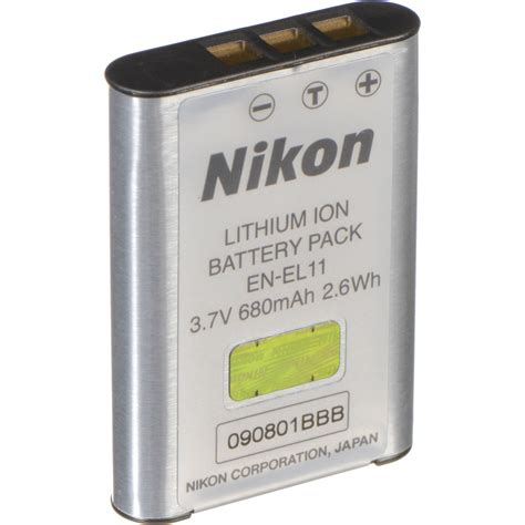 Nikon EN-EL11 Rechargeable Lithium-Ion Battery 25775 B&H Photo