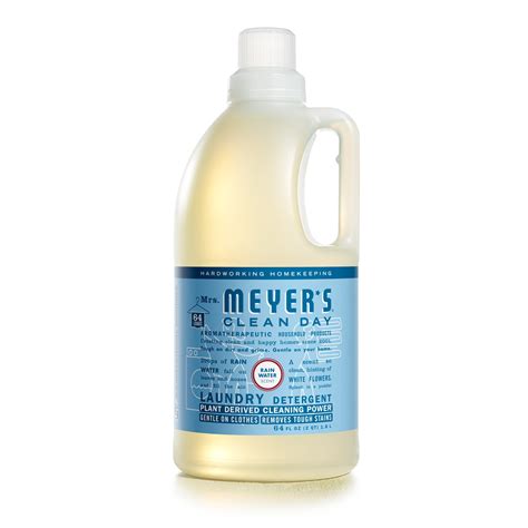 Mrs. Meyer's Clean Day Liquid Laundry Detergent 64 Oz - Rain Water - Walmart.com - Walmart.com