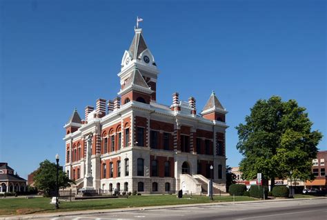 GIBSON COUNTY COURTHOUSE | Princeton, Indiana 1885 - Romanes… | Flickr