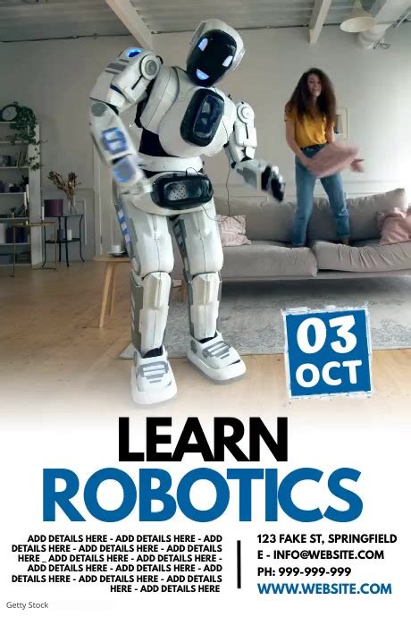 Copy of Learn Robotics Poster | PosterMyWall