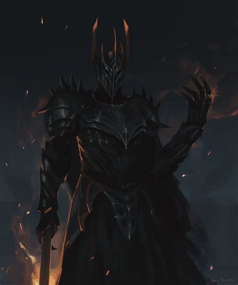 Sauron fan art by @Usagidoodles on Twitter : r/LOTR_on_Prime