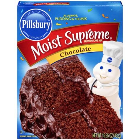 Pillsbury Moist Supreme Chocolate Cake Mix, 15.25 oz - QFC