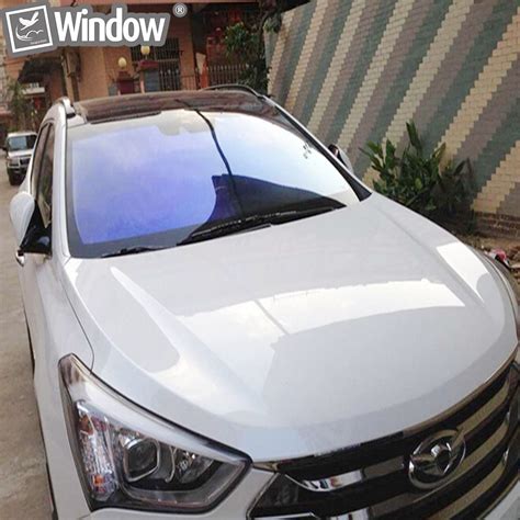 5x30ft chameleon window film blue purple car window tints 70% VLT Automotive Accessories ...