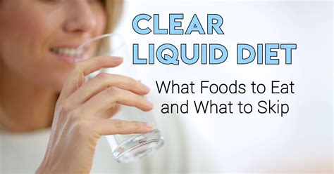 Clear Liquid Diet: Benefits And How It Works, 50% OFF