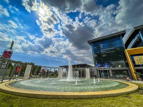 Exterior View of the Famous Golden Hall Shopping Mall Located in Marousi, Athens, Greece ...