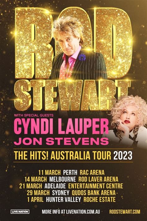 Rod Stewart & Cyndi Lauper 2023 Australia Tour - MADCAP Global Entertainment