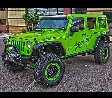 4 DOOR LIME GREEN JEEP JK | Jeep jk, Jeep, Jeep wrangler