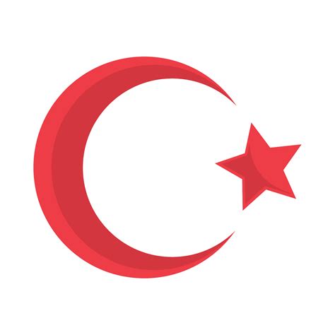 moon and star turkey flag 10824577 Vector Art at Vecteezy