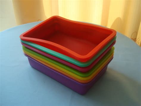 Silicone Trays For Baking. ZIP STANDING Nonstick Bakeware Set, New large size Cake Silicone ...