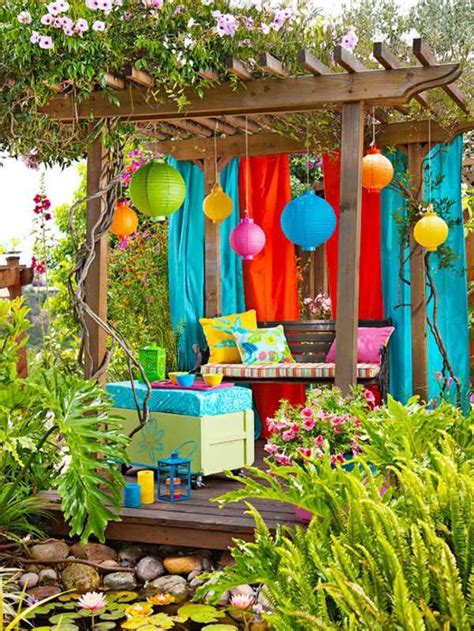 23 colorful outdoor decoration ideas in your garden | Avso