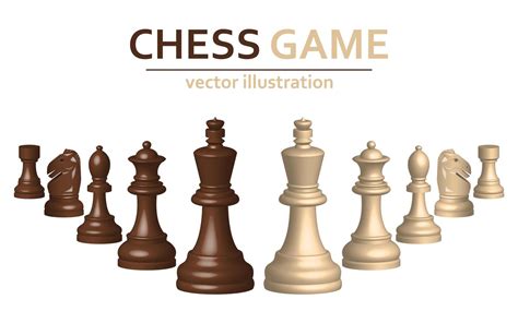 3D chess game pieces 1269662 Vector Art at Vecteezy