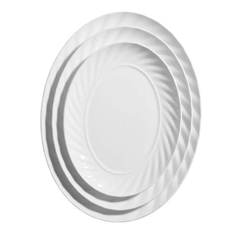 10.25/ 12/ 14.25 inch Oval Plate Restaurant Dinnerware Sets, Turkish Tableware Porcelain Cheap ...