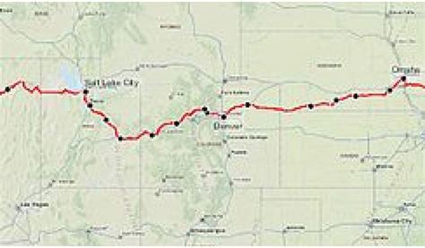 Amtrak California Zephyr Map | Map Of The World