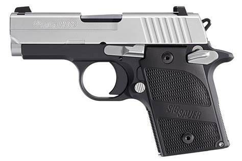 Sig Sauer P938 Two-Tone Aluminum 9mm Centerfire Pistol with Ambi Safety ...