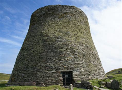 The Broch of Mousa is the best-preserved Iron Age broch in Scotland