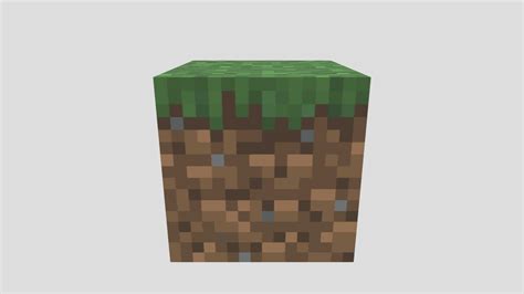 Minecraft Grass Block - Download Free 3D model by S3R84N [6fd5c3e] - Sketchfab