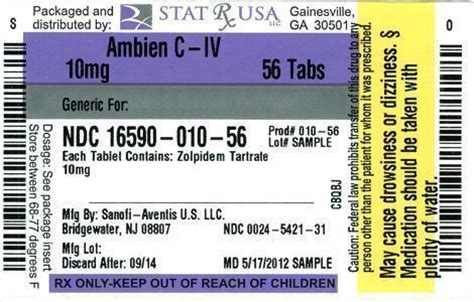 AMBIEN (STAT Rx USA LLC): FDA Package Insert, Page 6