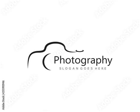 Camera Photography logo template vector icon illustration design Stock Vector | Adobe Stock