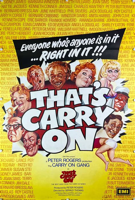 That's Carry On - 1977 - Original Film / Movie Poster – Art of the Movies