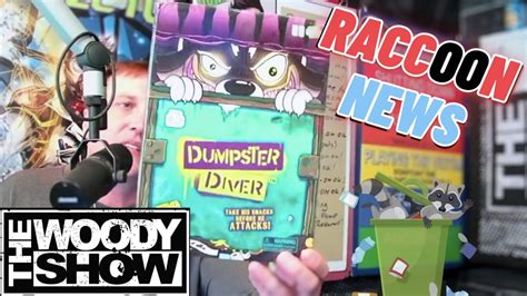 Menace Dumpster Dives For RACCOON NEWS! | The Woody Show