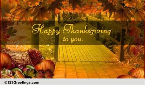 Thanksgiving Friends Cards, Free Thanksgiving Friends Wishes | 123 Greetings