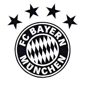 Wall Tattoo Logo Black With Fc Bayern Munich With Munich - Wall Tattoo ...