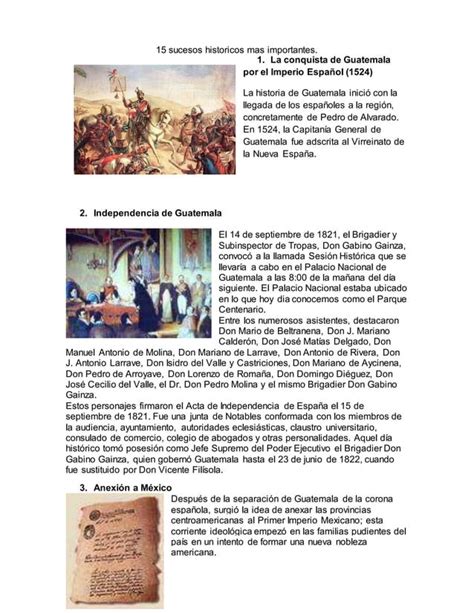 15 sucesos historicos mas importantes | PDF | Descarga Gratuita