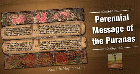 Perennial Message of the Puranas | Sanskriti - Hinduism and Indian Culture Website