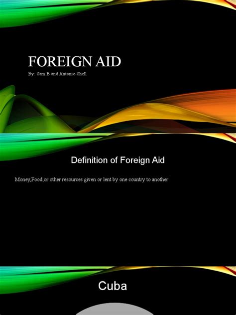 Foreign Aid | PDF