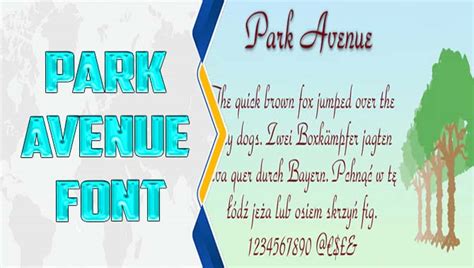 Park Avenue Font: Elegance Personified