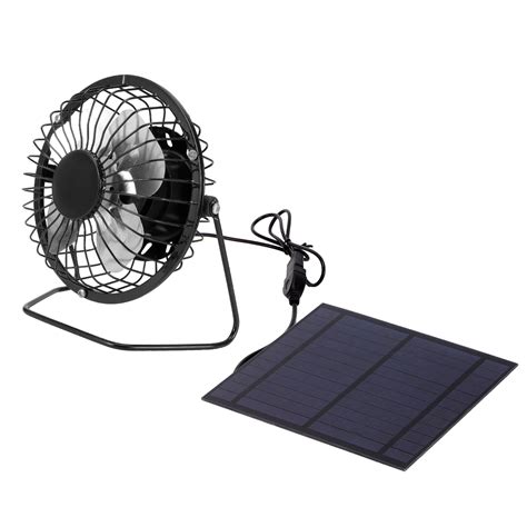 Haofy Solar Panel Cooling Fan, Portable Durable 5W Portable Fan Solar Panel Powered Fan, For ...