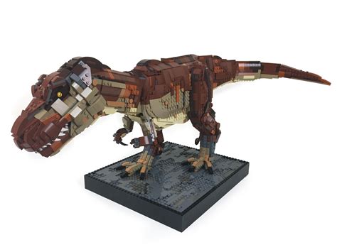 My large scale custom LEGO T-Rex is complete! (Video in comments!) : r ...