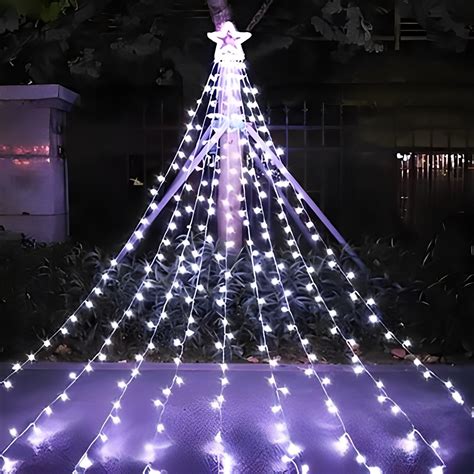 Christmas Tree Lightshow | 16.4ft multicolor led animated outdoor ...