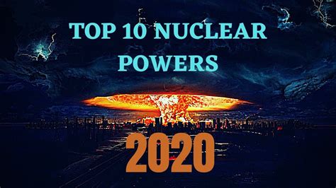 Top 10 Strongest Nuclear Powered Countries-2020☢☢☢☢☢ - YouTube