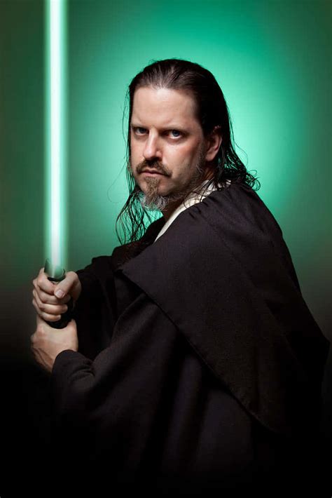 Download The Wise and Fearless Jedi Master Qui-Gon Jinn Wallpaper | Wallpapers.com